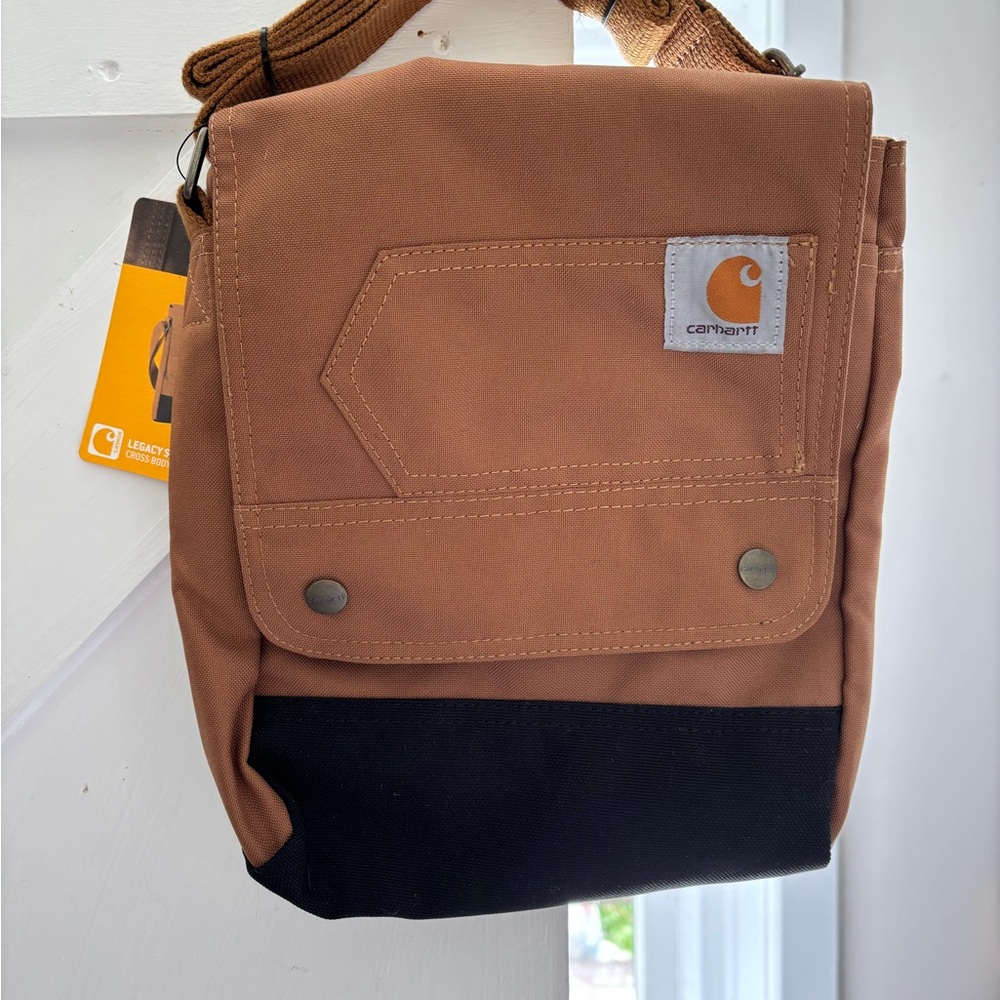 Carhartt Brown and Black Crossbody Bag